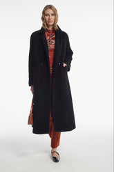 SHORT PILE KNIT TWILL MANUAL COAT